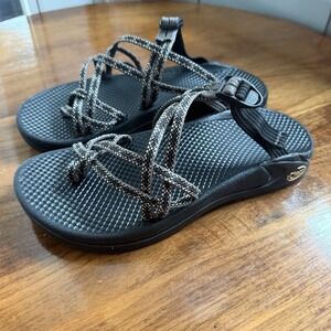 Chaco Women's Size 6 ZX/2 Sandals Black Backless Outdoor Sports Hiking Slip On
